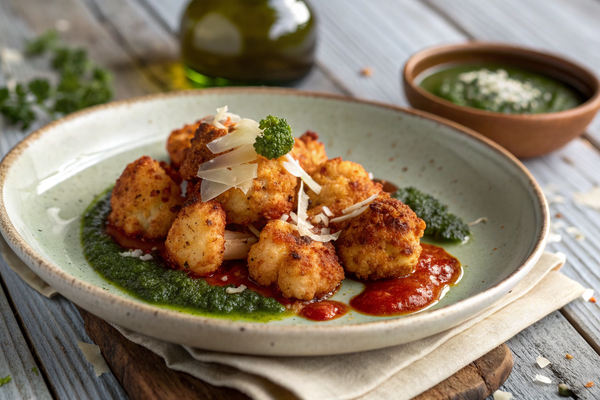 🌶️ Canchelo’s Spicy Chimichurri Air-Fried Cauliflower Bites
